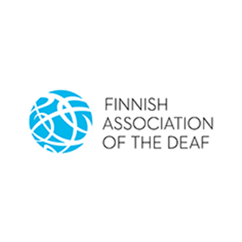 Logo of the Finnish Association of the Deaf